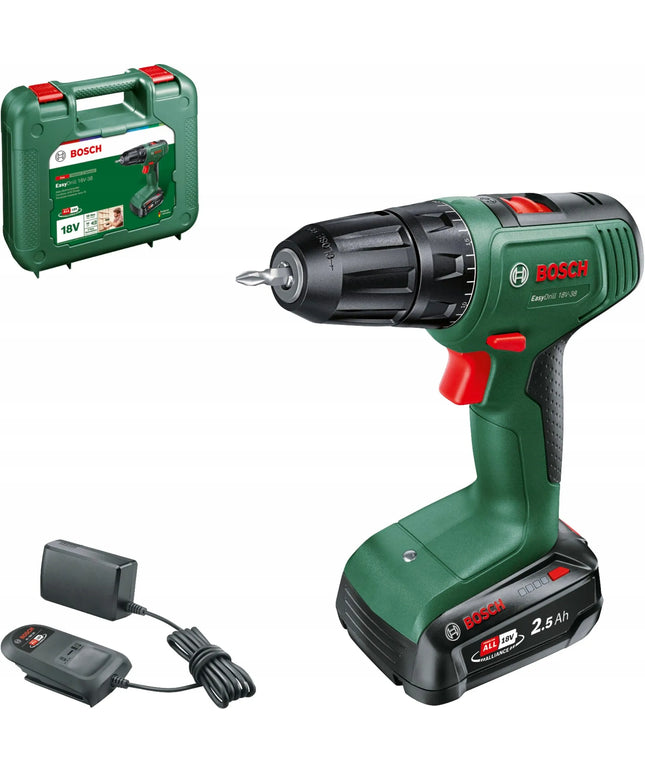 Akumuliatorinis gręžtuvas-suktuvas Bosch EasyDrill 18V-38 Set