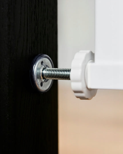 Mediniai apsauginiai prispaudžiami varteliai laiptams ir durims LOCK&GO Kinderkraft