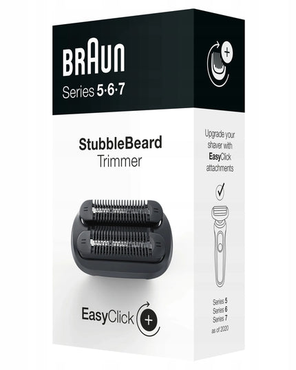 Braun EasyClick barzdos trimerio antgalis „Series 5“, „Series 6“ ir „Series 7“ skustuvams, nuo 2020 m.