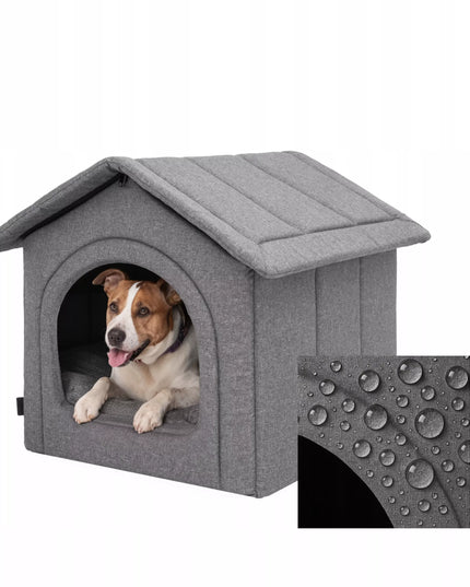Šunų namelis Hobbydog R4 Ekolen, grafitinis, XL, 60x55 cm