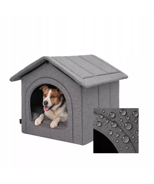 Šunų namelis Hobbydog R4 Ekolen, grafitinis, XL, 60x55 cm