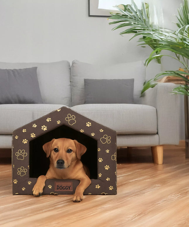 Šuns būdelė su pagalve – Jauki būda-gultas šunims ir katėms 46x50 cm, Doggy Smart R1