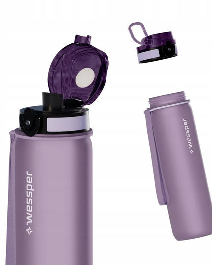 Wessper B4 TRITAN vandens gertuvė su snapeliu, 500 ml, violetinė