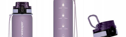 Wessper B4 TRITAN vandens gertuvė su snapeliu, 500 ml, violetinė