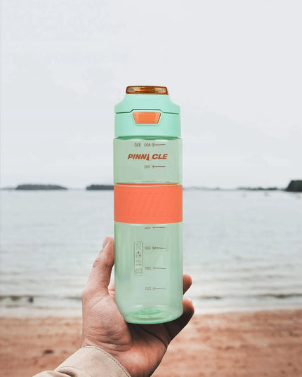 Sportinė vandens gertuvė su laikikliu Pinnacle PHY-B-1001, 650 ml, mėlyna