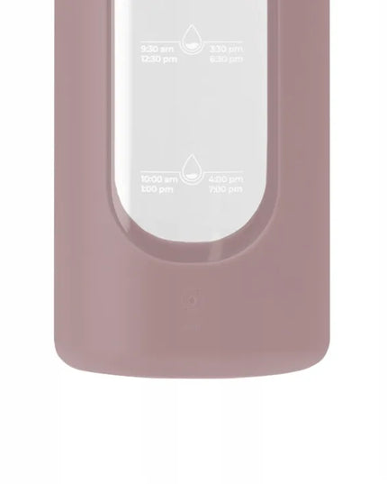 Wessper B1 BOROSILICATE stiklinis butelis, 500 ml, sandarus, su silikoniniu dėklu