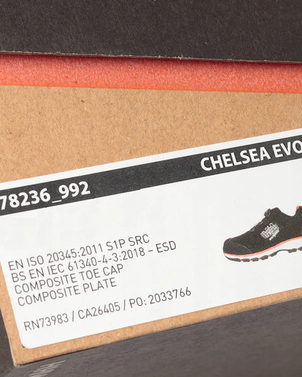 Vyriški darbo batai Helly Hansen Chelsea BOA S1P ESD lengvi ir kvėpuojantys 42 dydis