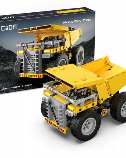 CADA Konstruktoriaus kaladėlės Savivartis Sunkvežimis Statybinė transporto priemonė 372 elementai