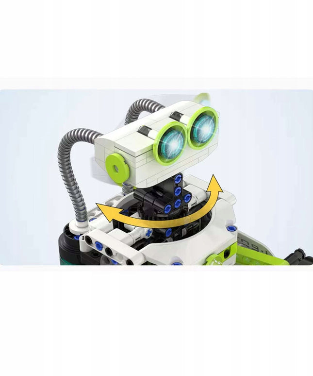 CADA KONSTRUKTORIUS TECHNIC PROGRAMUOJAMAS ROBOTAS BOT 434 DALYS VALDOMAS SU LED