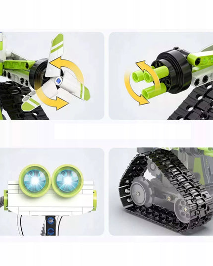 CaDA programuojamas technologinis robotas BOT 434 vnt. valdomas su LED