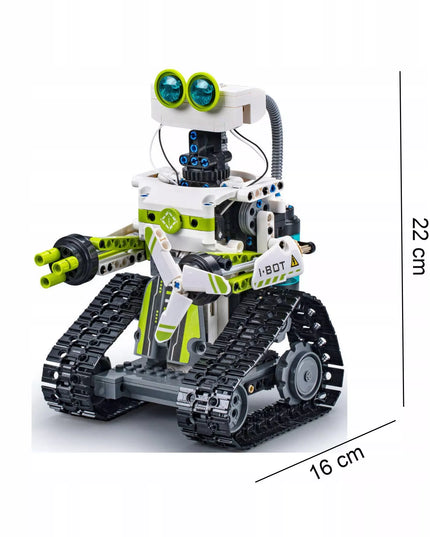 CADA KONSTRUKTORIUS TECHNIC PROGRAMUOJAMAS ROBOTAS BOT 434 DALYS VALDOMAS SU LED