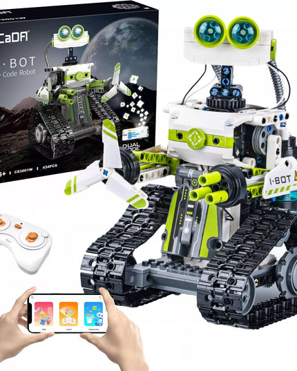 CaDA programuojamas technologinis robotas BOT 434 vnt. valdomas su LED