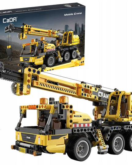 CADA TECHNIC STATYBINIAI BLOKELIAI KRANAS 37 CM DIDELĖ STATYBINĖ TRANSPORTO PRIEMONĖ 658 EL.