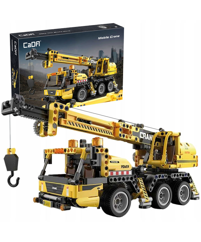 CADA TECHNIC STATYBINIAI BLOKELIAI KRANAS 37 CM DIDELĖ STATYBINĖ TRANSPORTO PRIEMONĖ 658 EL.