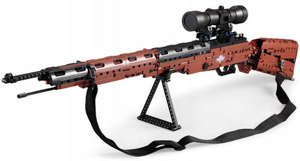 CADA Blokelių rinkinys Šautuvas 98K Didelis 653 elementai + putplasčio šoviniai