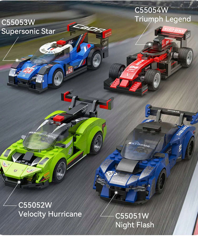 CADA NIGHT FLASH 162 ELEMENTŲ KONSTRUKTORIŲ RINKINYS