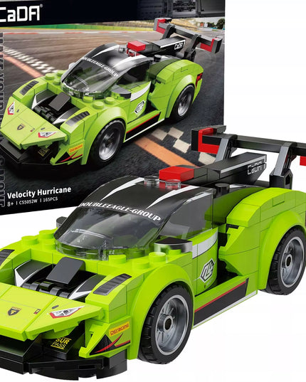 CADA konstrukcinių kaladėlių rinkinys VELOCITY HURRICANE 165 elementai