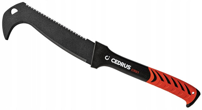 CEDRUS C-TOOLS CR01 tvirtas krūmapjovės lenktinis peilis, solidi mačetė XXL