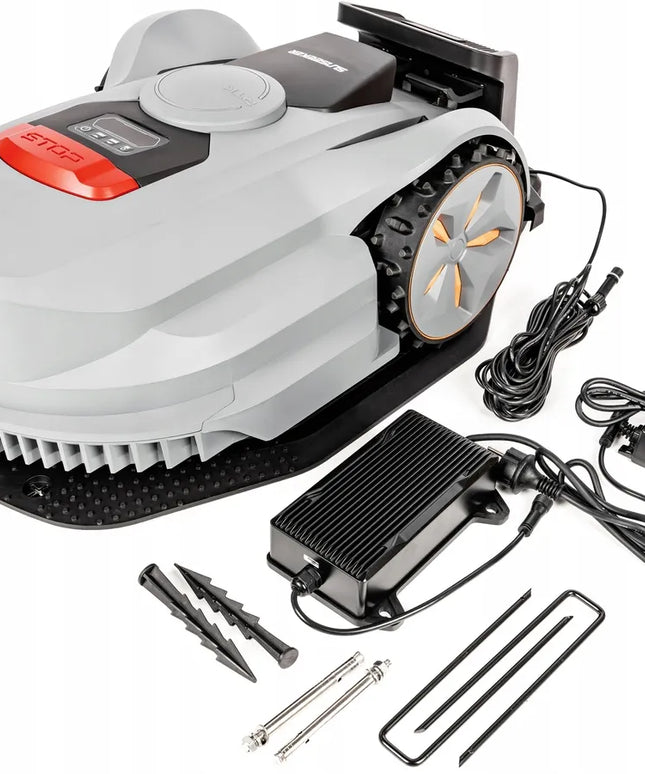 Robotinė vejapjovė CEDRUS X7 SUNSEEKER RTK, skirta iki 3000 m² plotui