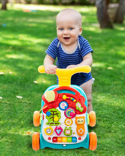 Interaktyvus 5in1 stumdukas edukacinis staliukas panelė vaikams mažyliui