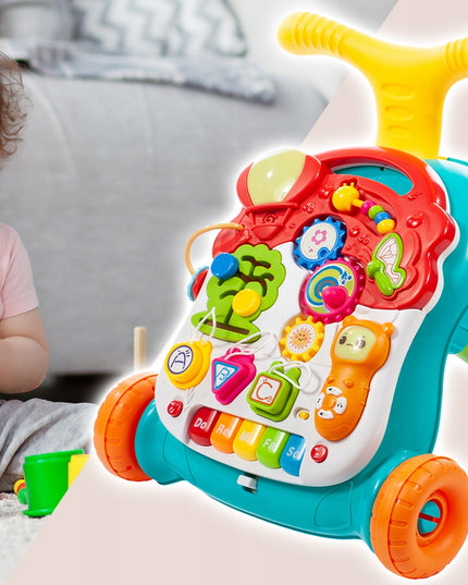 Interaktyvus 5in1 stumdukas edukacinis staliukas panelė vaikams mažyliui