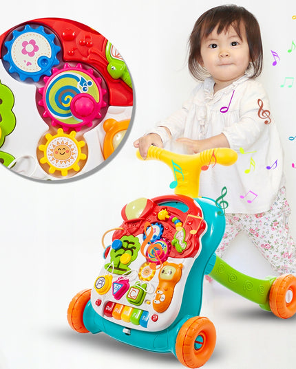 Interaktyvus 5in1 stumdukas edukacinis staliukas panelė vaikams mažyliui