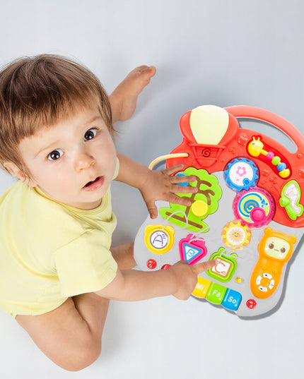 Interaktyvus 5in1 stumdukas edukacinis staliukas panelė vaikams mažyliui