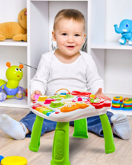 Interaktyvus 5in1 stumdukas edukacinis staliukas panelė vaikams mažyliui