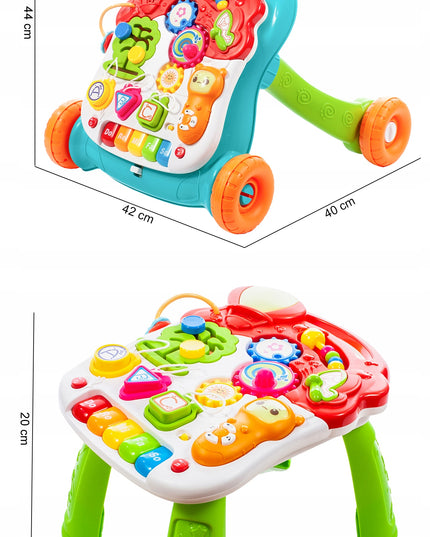 Interaktyvus 5in1 stumdukas edukacinis staliukas panelė vaikams mažyliui