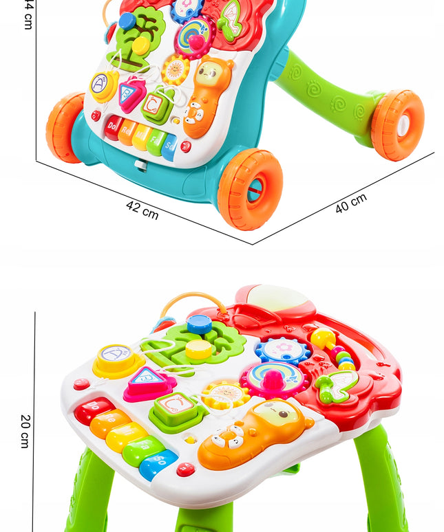 Interaktyvus 5in1 stumdukas edukacinis staliukas panelė vaikams mažyliui