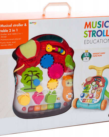 Interaktyvus 5in1 stumdukas edukacinis staliukas panelė vaikams mažyliui