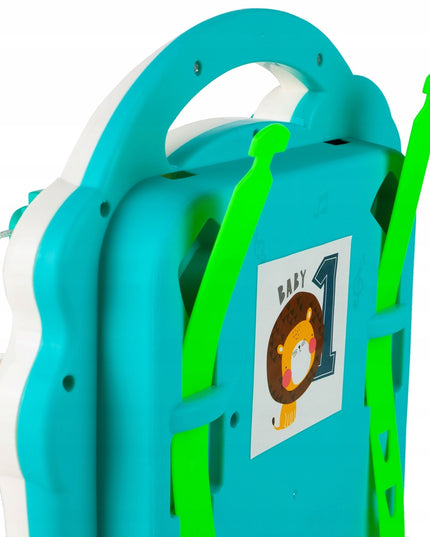 5IN1 "PASIDARYK PATS" STUMIAMAS VEŽIMĖLIS EDUKACINIS STALIUKAS INTERAKTYVUS SKYDĖLIS SU KREPŠIAIS VAIKAMS