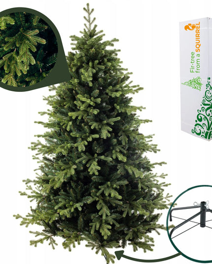 PE + PVC dirbtinė eglutė Royal eglė 230 cm su vyrių mechanizmu, tanki premium klasė