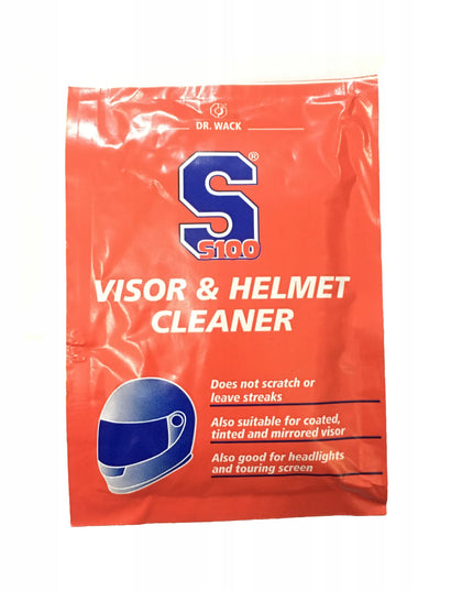 S100 servetėlės motociklo šalmo stikliuko ir kevalo valymui
