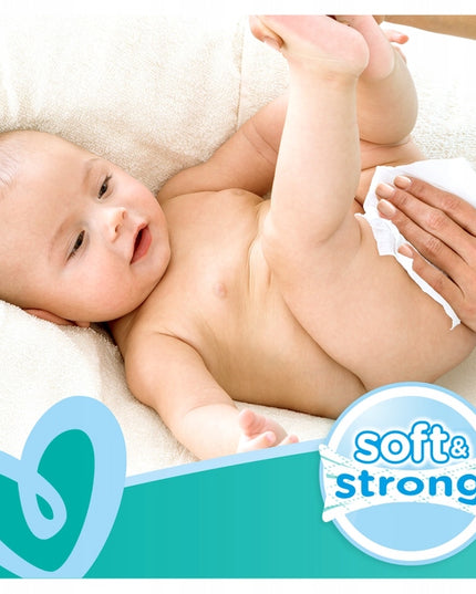 Hipoalerginės drėgnos servetėlės vaikams PAMPERS SENSITIVE 52 vnt. - 12 pakuočių