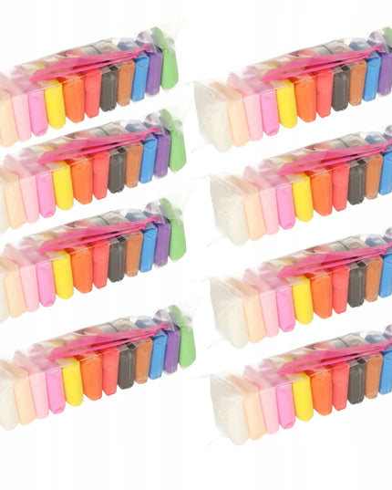 Modelinimo masė, plastilinas, putų masė, polimerinis molis, 96 vnt.