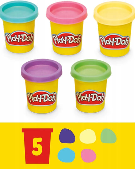 „Play-Doh“ modelino rinkinys „Saldūs sausainiai“, 5 spalvos ir priedai