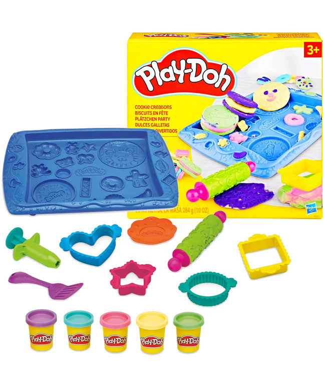 „Play-Doh“ modelino rinkinys „Saldūs sausainiai“, 5 spalvos ir priedai
