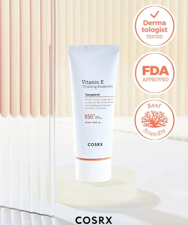 COSRX Vitamin E Vitalizing Sunscreen SPF 50+, 50 ml