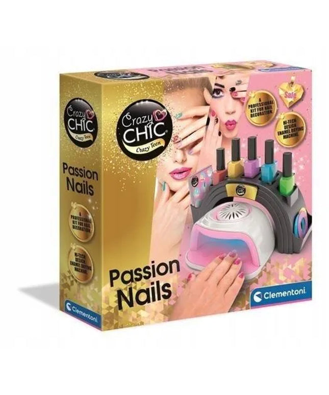 CLEMENTONI CRAZY CHIC nagų dailės salonas vaikams