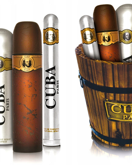 CUBA ORIGINAL GOLD Kosmetikos rinkinys vyrams, Tualetinis vanduo