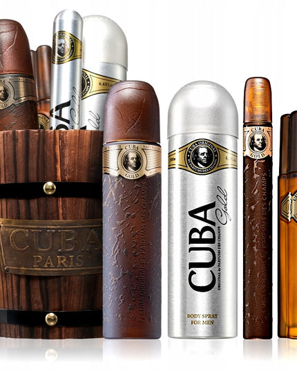 CUBA ORIGINAL GOLD Kosmetikos rinkinys vyrams, Tualetinis vanduo