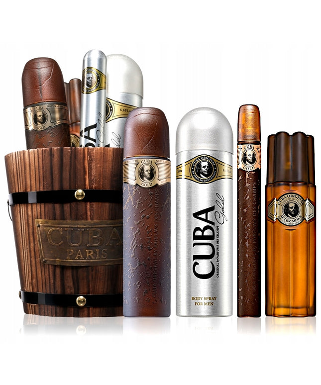 CUBA ORIGINAL GOLD Kosmetikos rinkinys vyrams, Tualetinis vanduo