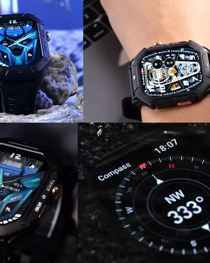 Išmanusis laikrodis CUBOT X1 AMOLED su barometru ir skambučių funkcija