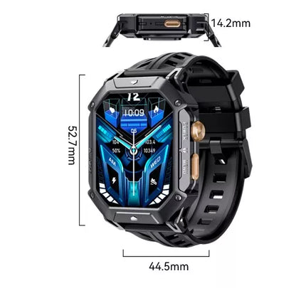 Išmanusis laikrodis CUBOT X1 AMOLED su barometru ir skambučių funkcija