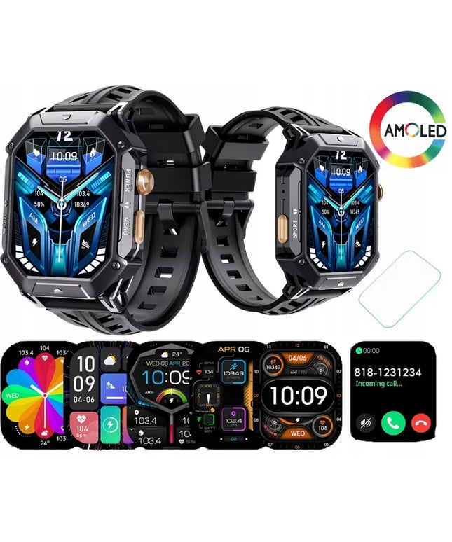 Išmanusis laikrodis CUBOT X1 AMOLED su barometru ir skambučių funkcija
