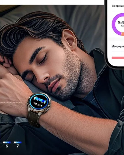 Išmanusis laikrodis Cubot X3 AMOLED su barometru, pulso matuokliu, skambučių funkcija, tvirtas karinis korpusas