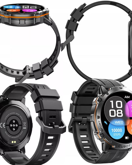 Cubot X3 AMOLED išmanusis laikrodis vyriškas, su pokalbių funkcija, tvirtas, atsparus vandeniui