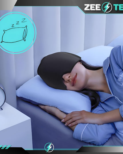 Vėsinanti gelio kompreso kaukė galvos skausmui ir migrenai malšinti