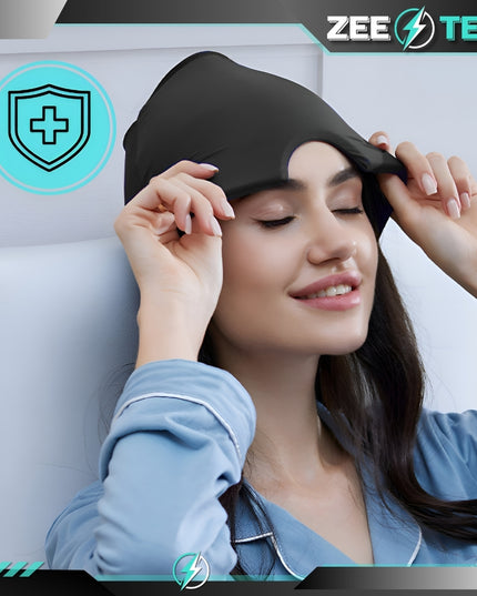 Vėsinanti gelio kompreso kaukė galvos skausmui ir migrenai malšinti